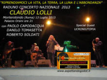 Claudio Lolli raduno concerto nazionale 2013